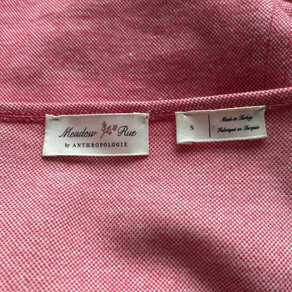 Anthropologie Meadow Rue Pantego Side Button Tank Top Red Sleeveless Sz S - Picture 7 of 13